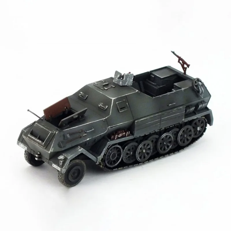 

1/72 Scale German Sd.Kfz.8 DB10 Half-track 88 Gun Tractor Trailer Simulation Plastic Tank Model Static Display Collectible