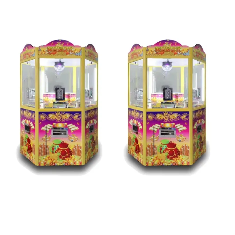 Custom 6p Coin Pusher Manufacturer Ticket Redemption Games 6 Players High Income Coin Pusher Game for Game Center