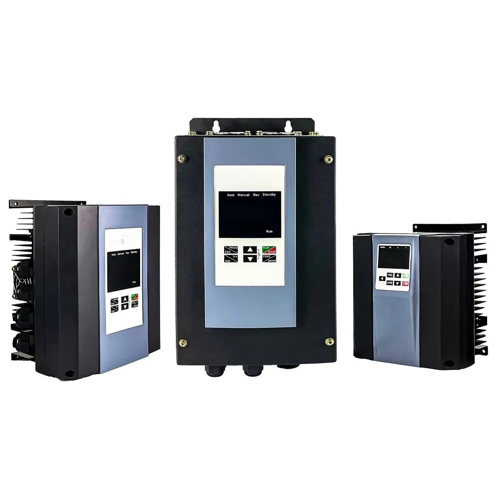 

Smart IP65 AC Input Pump Inverter 1.5KW Automatic Water Frequency Controller for 380V Nominal Voltage