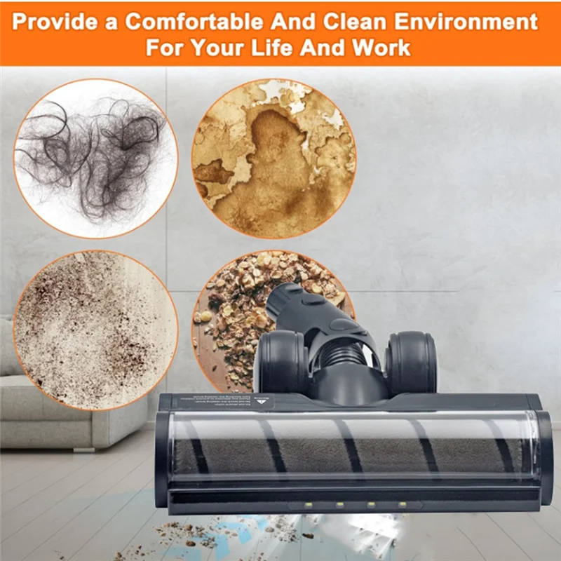 ABGP-Cabezal de cepillo de vacío para suelo Dreame R10 R20 R30 T20 T30 V6 V8 V12 V11, accesorios para aspiradoras, cabezal de cepillo de rodillo para alfombras B