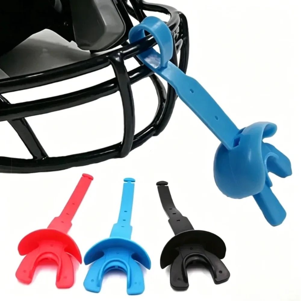 Football Mouthguard With Lip Protection Mouth Guard with Strap Mouth Protector Rugby Boxing Basketball Karate Accessories