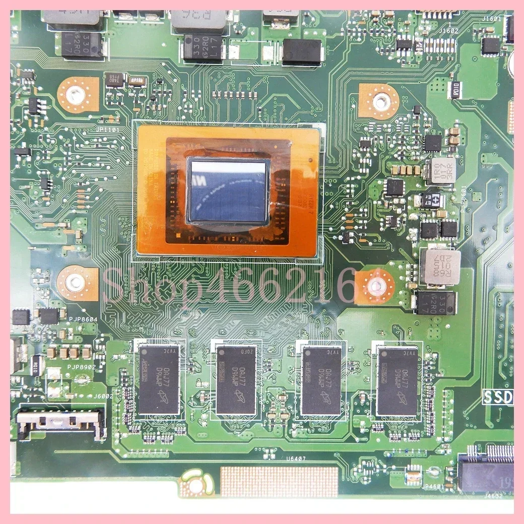 Imagem -04 - Cpu 4gb 8gb 16gb Ram Laptop Placa-mãe para Asus X521ia X421iay R421iay M413ia Km413ia M513ia Km513ia Mainboard X421ia r3 r5 r7