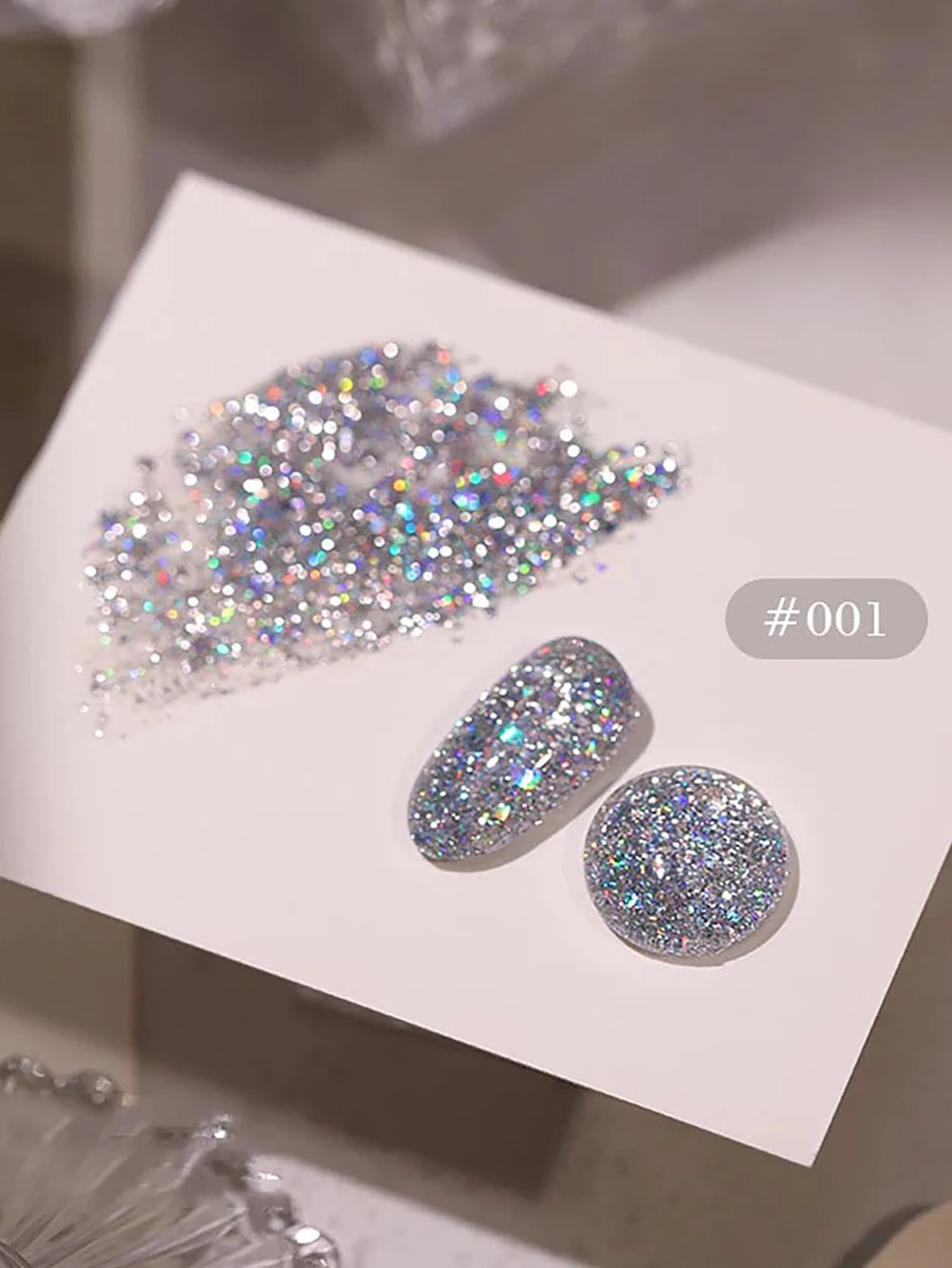 ยาทาเล็บเจลกลิตเตอร์สะท้อนแสง ZH สีเงินระยิบระยับสดใส กึ่งถาวร ลอกออกได้ด้วยน้ำยาล้างเล็บ สำหรับตกแต่งเล็บด้วยแสงยูวี อุปกรณ์ทำเล็บ