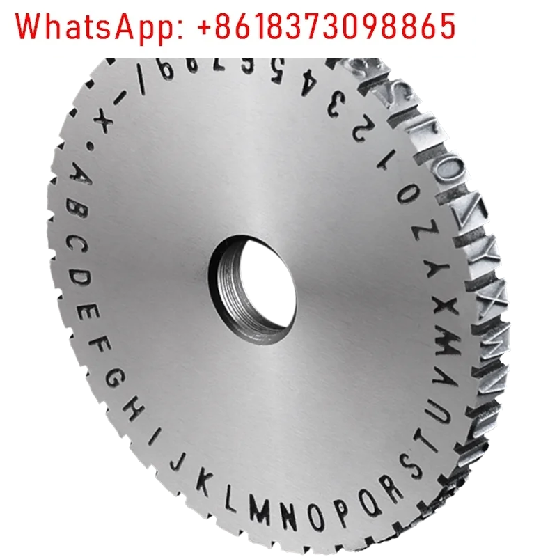 

Manual marking Steel printing word wheel accessories Coding pitting line word plate 2/2.5/3/4/5/6mm optional