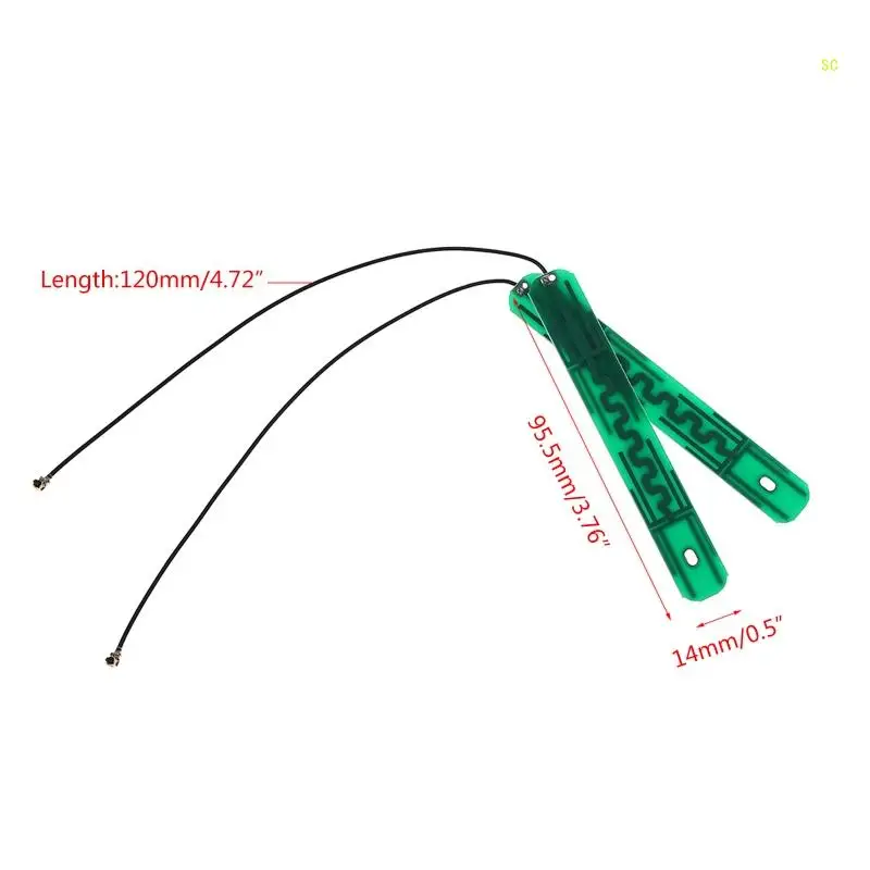 2PCS Internal Antenna WIFI PCB 2.4G Dual Band Aerial Singal Booster Dropshipping