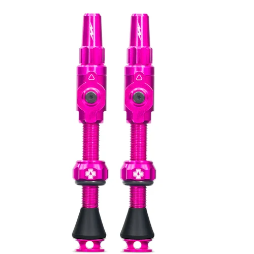 Imagen 2 del producto Válvula de bicicleta MUC-OFF bicicleta de carretera y de montaña gran apertura nueva válvula sin cámara 7075 grado de avión aluminio mecanizado CNC