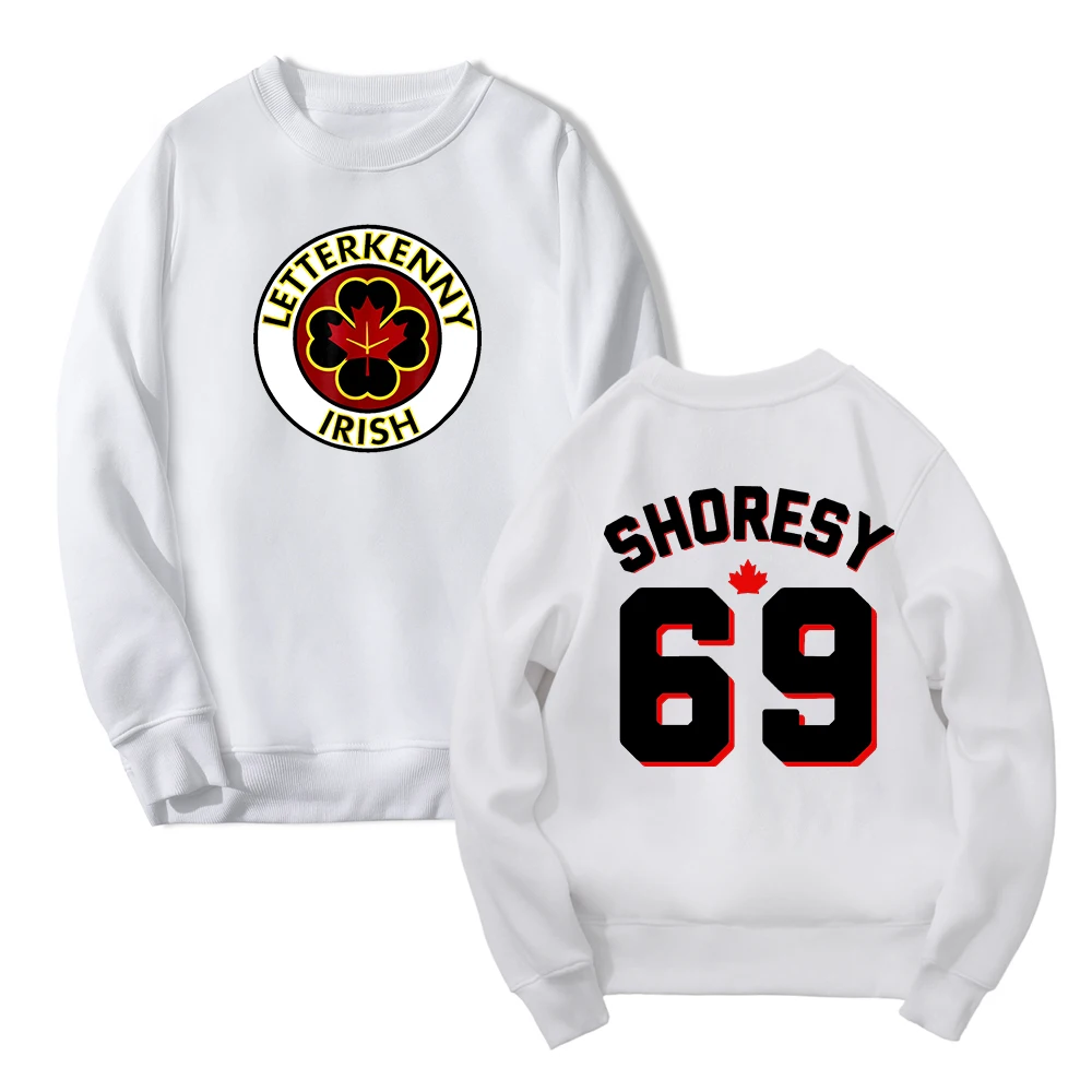 Shoresy Letterkenny Ierse Shoresy 69 grafische lange mouw streetwear heren dames sweatshirt grappige kleding