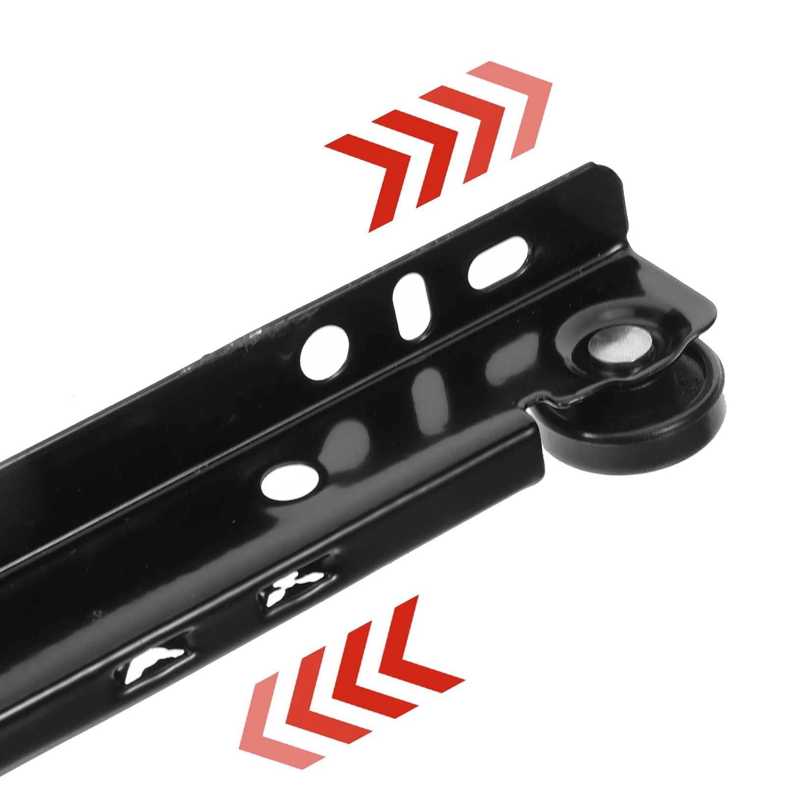 

1 set Heavy Duty Metal Drawer Slides Cold Rolled Steel Cabinet Furniture Replacement Glides Bottom Mount Hardware Parts