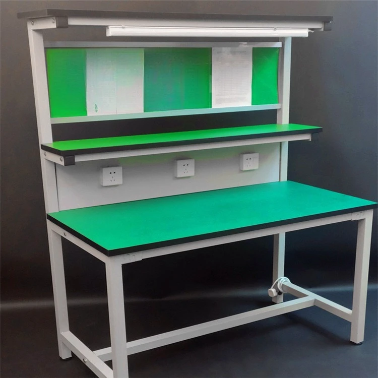 Anti-static operation table, work table with light stand, work table with hanging board, hanging cabinet work table,