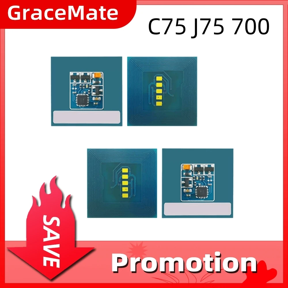 

4PCS 700i Toner Cartridge Chip for Xerox Digital Color Press C75 J75 700 Copier Reset 006R01379/006R01383 WEU EEU