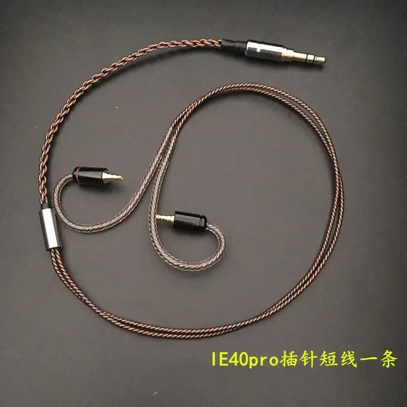 Cabo de fone de ouvido curto compatível com bluetooth, fio de fone de ouvido diy 45cm-50cm mmcx ie80 im50 ue900 tf10 a2dc