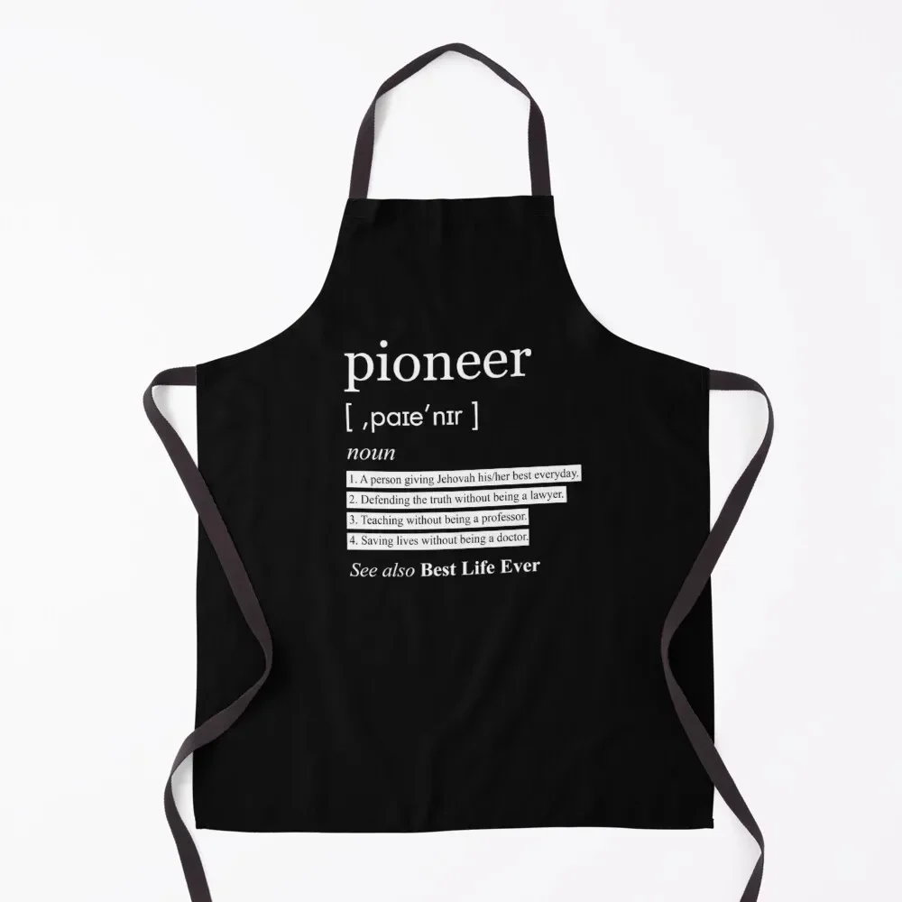 Jehovah's Witness Pioneer Definition Best Life Ever Apron Salon kindergarten teacher Cute Kitchen Accessories Waterproof Apron