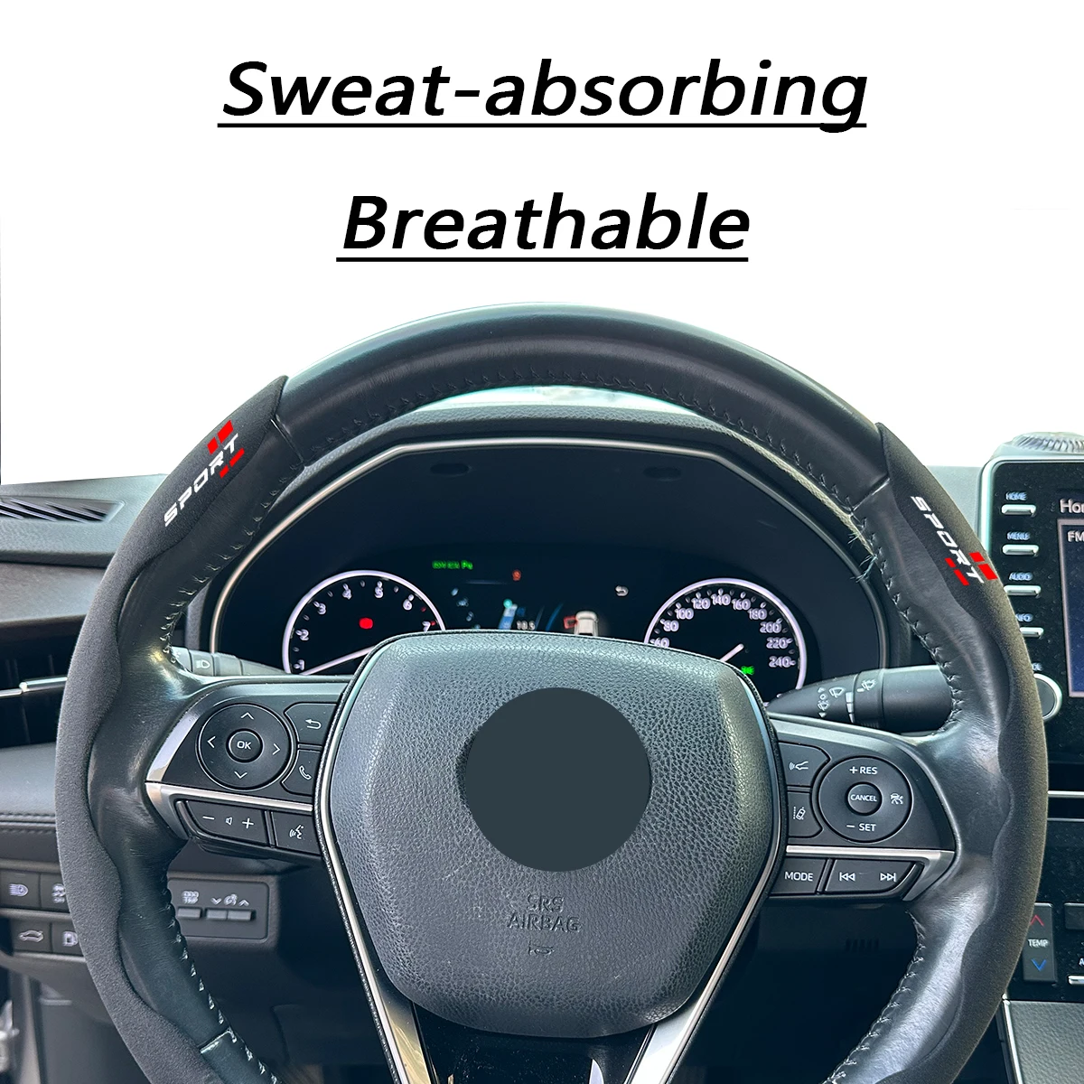 1 set Universal Premium Segmented Car Steering Wheel Cover