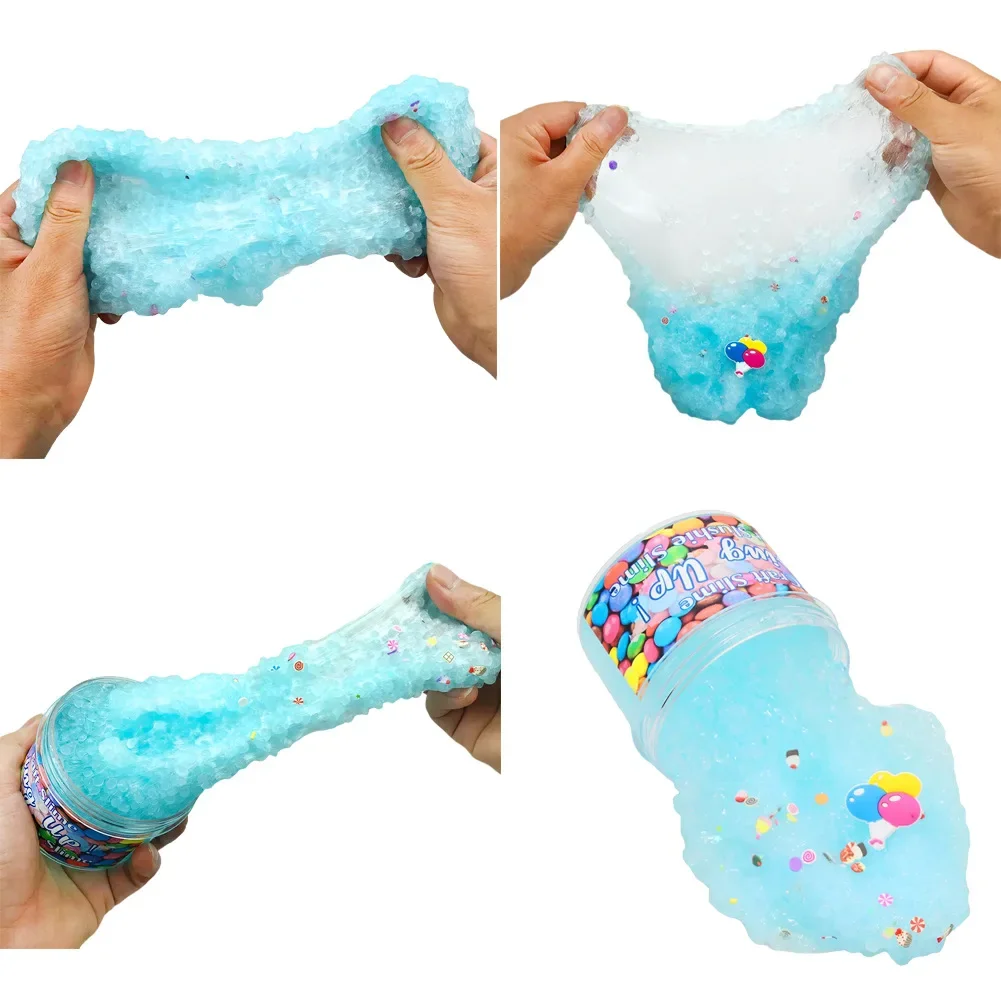 Colorful Foam Clay Mini Aesthetic Slime Non Sticky Modeling Clay Children Interactive Learning Game Soft Stretchy Foam Mud