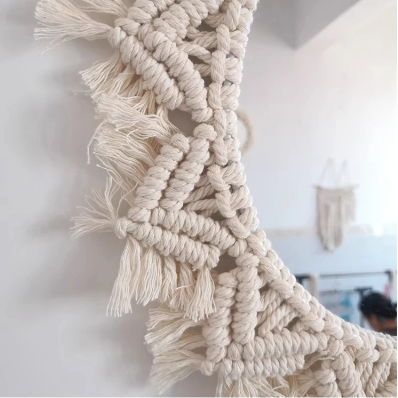 مرآة تزيين فاخرة خفيفة، مرايا زخرفية بسيطة وحديثة، مرآة مكياج أنيقة مصممة Espejo Decorativo لتزيين المنزل