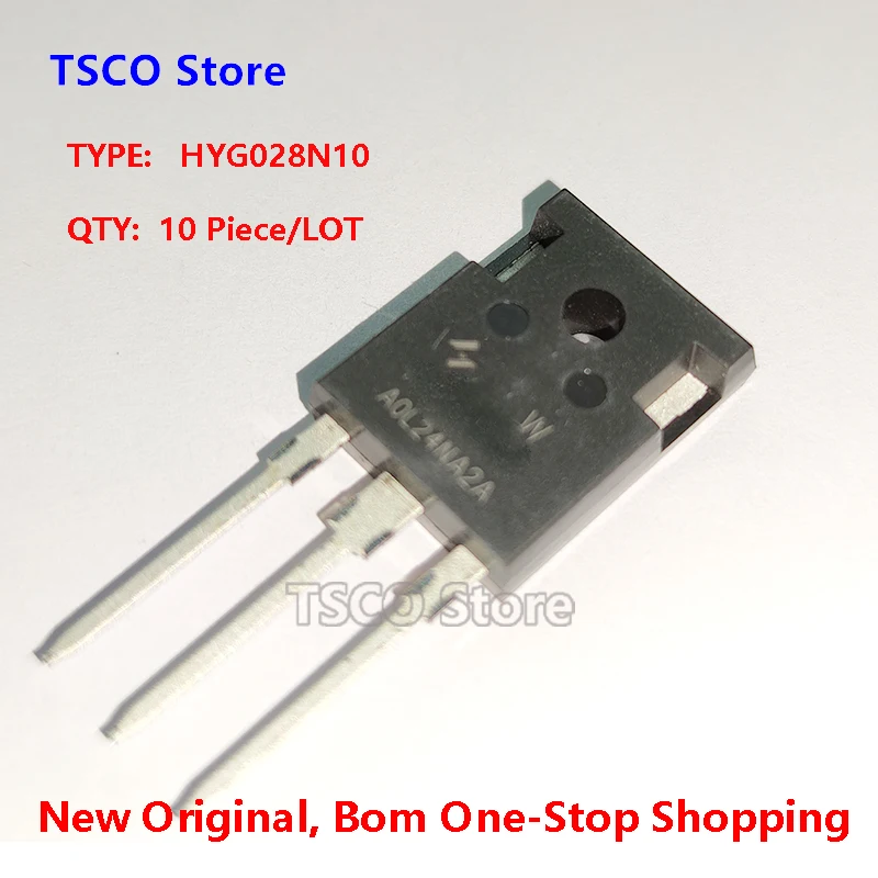 

(10piece/LOT) G028N10 HYG028N10NS1W New Origiail TO-247 100V 240A 2.5mΩ MOS