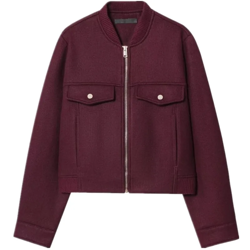 

Fall 2025 New Women's Faion Soft ort Zipper round Ne Jaet Versatile Outerwear Quilted Coat Ladies' Sli Outer Layer