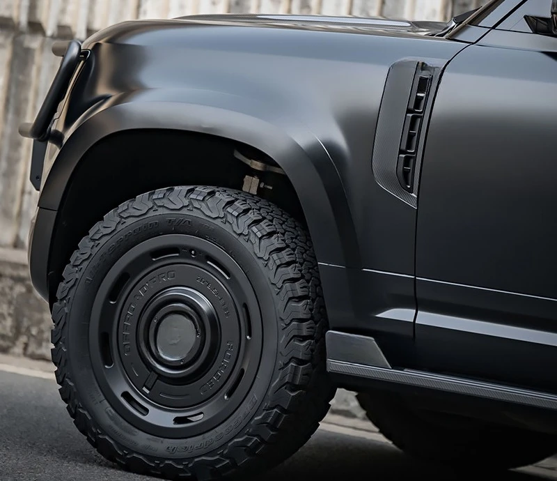 Suitable for 20-25 Land Rover Defender true dry carbon fiber fenders into trend trim replacement kit