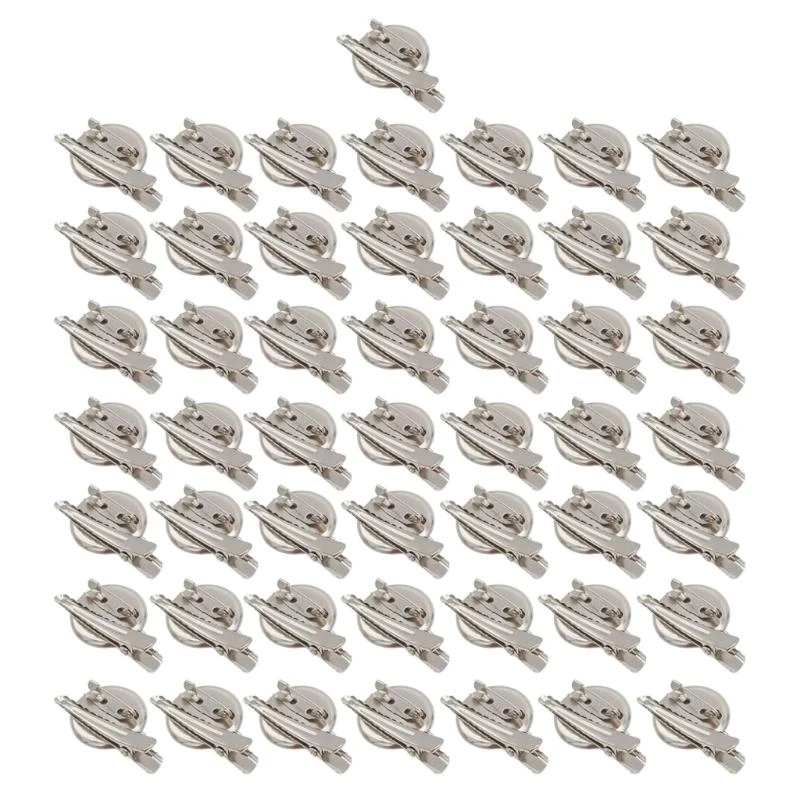 

Set of 50 Professional Round Metal Discs for Brooches Women Hairpins Accessories