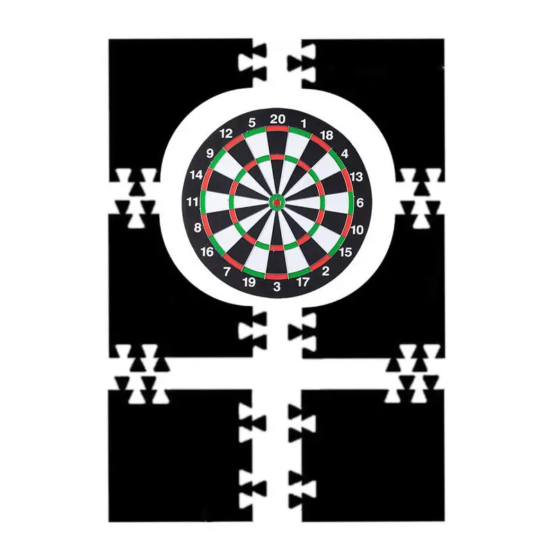 

Доска Dartboard Surround для Dartboard, разделенная стандартная доска, защита стен, квадратная доска Dartboard, задняя панель, объемная легкая стандартная доска