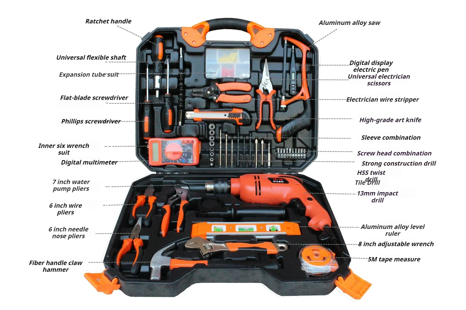 Electric Drill bor set Hammer Set Hight Quality Brushless Battery Charger  Good Quality Impact Drilling Multi Tool Drill