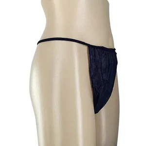 100 Stcs Blue/Black Hindosible Trip G-String Höschen Innenkleidung T-Backs Lounge Spa Kleidung Innenverkehr 8 Hauptverkäufe unverdeutbare Fliders Höschen - №7