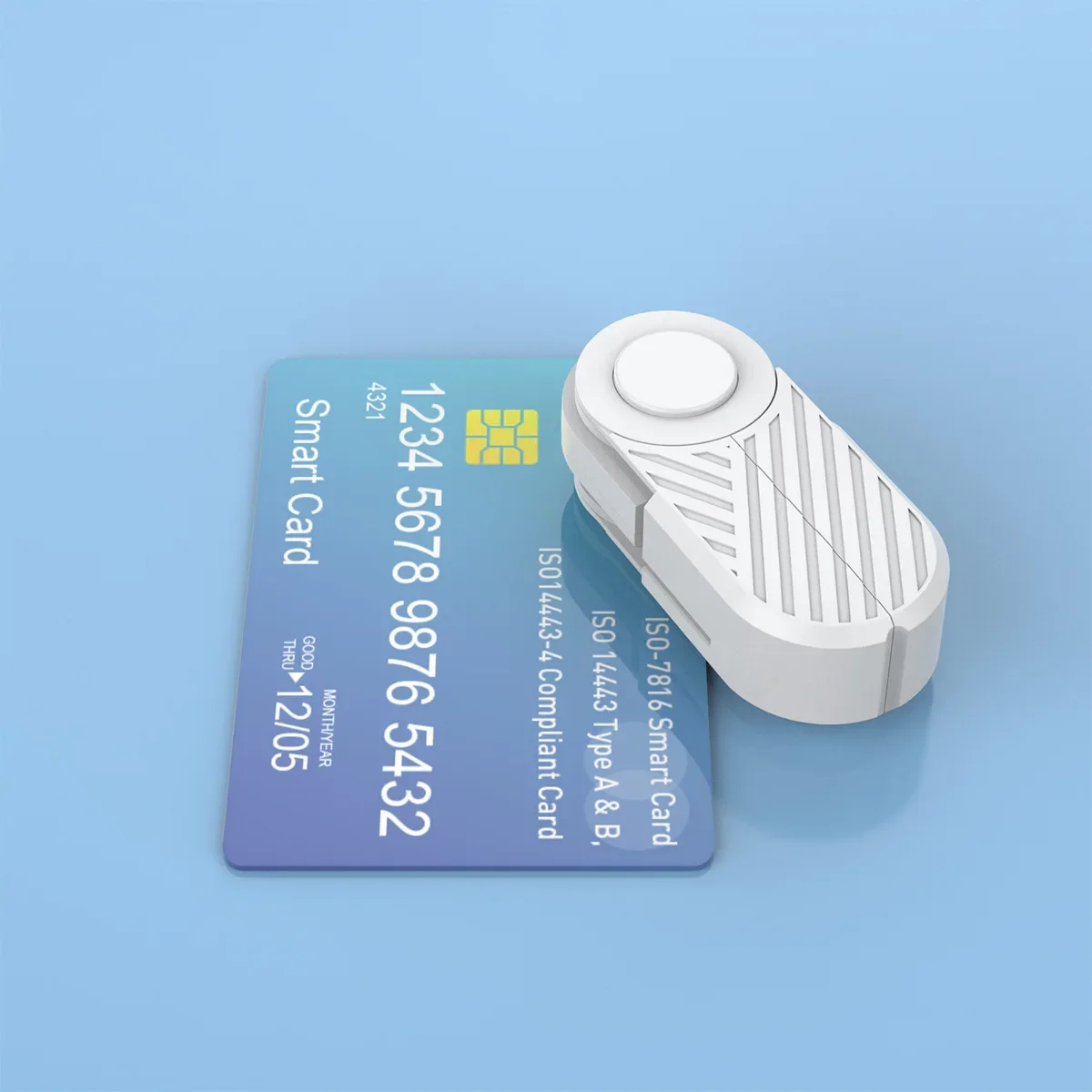 CSCR3 Smart CAC Card Reader Type-c Bank Tax Declaration SIM Card/IC Card ID Card Reader
