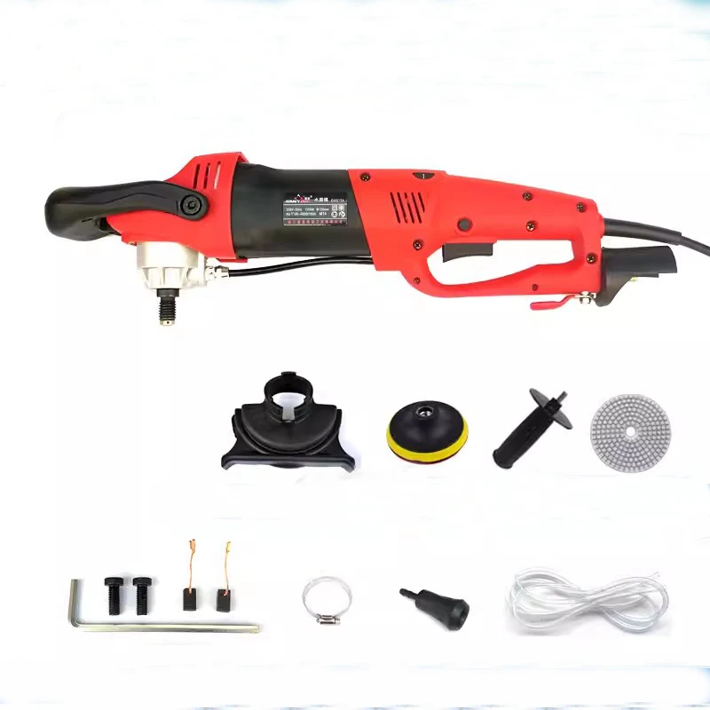 Variable Speed Water Mill Portable Water Filled Grinding Machine Electric Stone Hand Wet Polisher Grinder