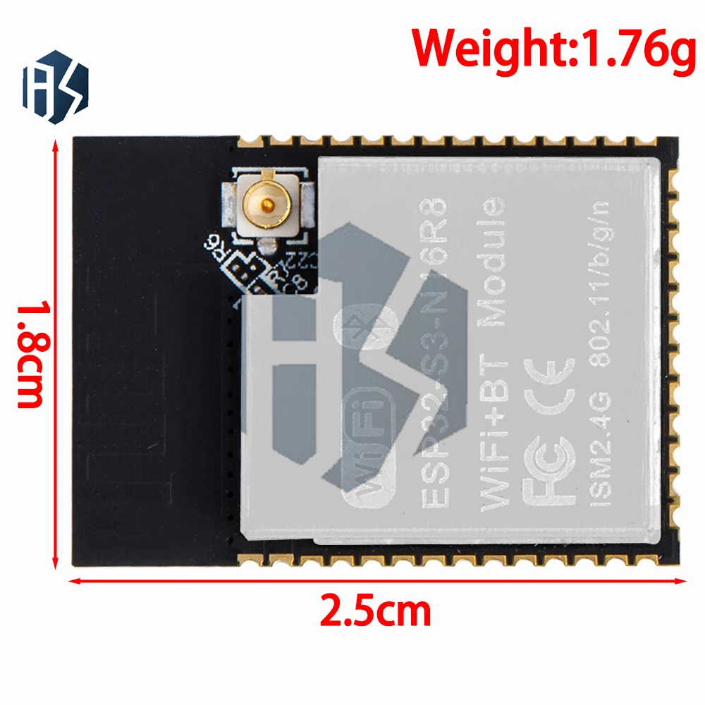 Módulo inalámbrico ESP32 ESP-32 ESP32-S ESP-WROOM-32 ESP-32S ESP32-C2 ESPC2-12 ESP32-S3-N16R8 WiFi de doble núcleo y compatible con Bluetooth