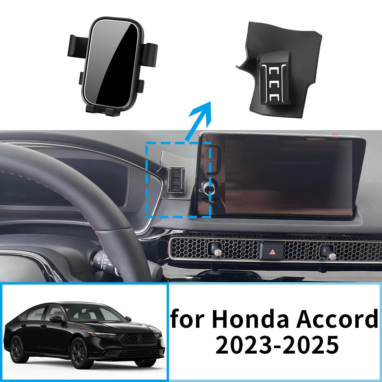 

GPS Bracket Navigation for Honda Accord 2023 2024 2025 11th Car Mobile Phone Holde Stand Auto Accessoriesr