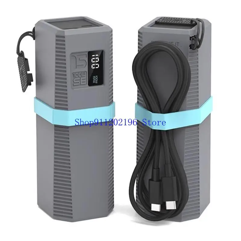 P82A Silicone Case Cover for 15SE Power Supply Adapter Battery Pack Housing Skin Lightweight Shockproof Case