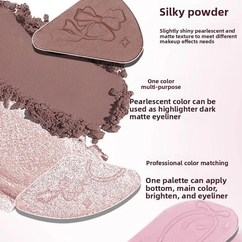 Colorrose 7 色高顔料ピンクアイシャドウパレット多目的シマー & マットシェードアイシャドウブラッシュパウダー