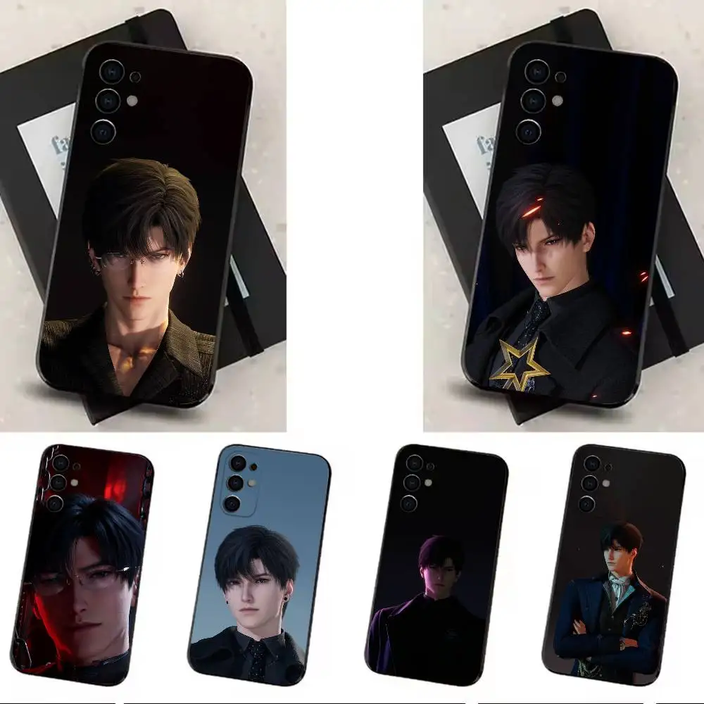 Z-Zayne Love and Deepspace Phone Case For Samsung S26,25,24,23,22,21,20,30,Ultra,Plus,Fe,Lite Black Shell