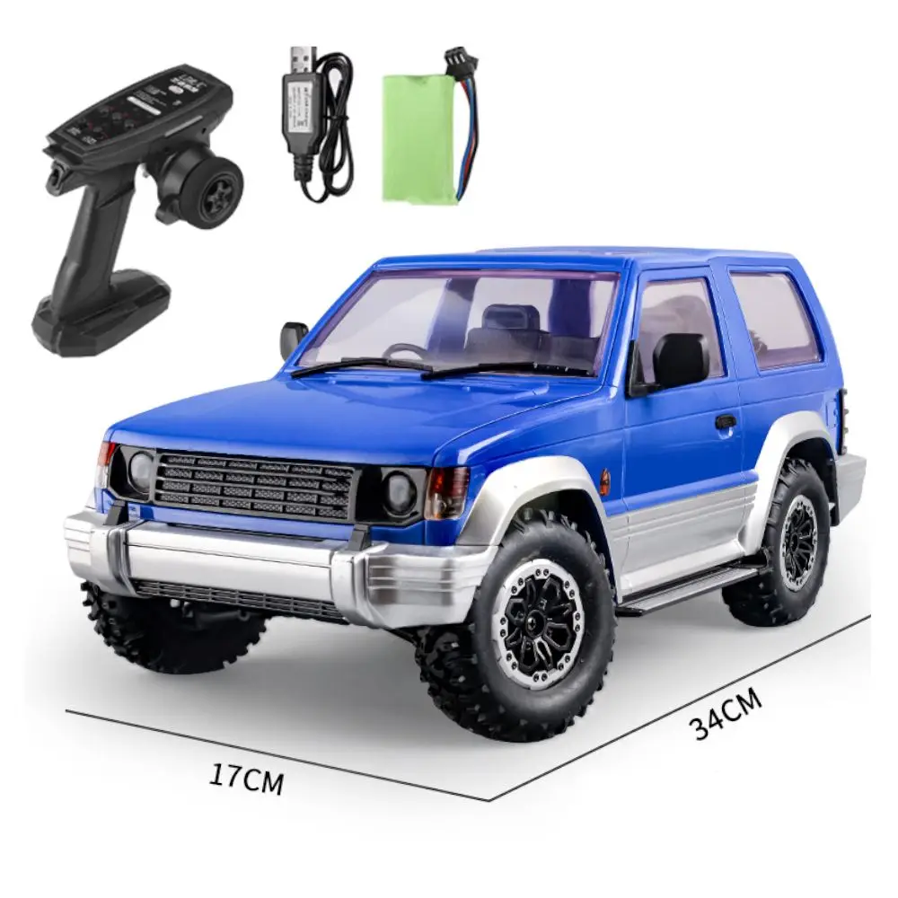 LDRC 1297 RTR Pajero 1/14 4WD RC Car LED Light Off-Road Truck Climbing Rock Crawler Full Proportional Vehicles Models Toys