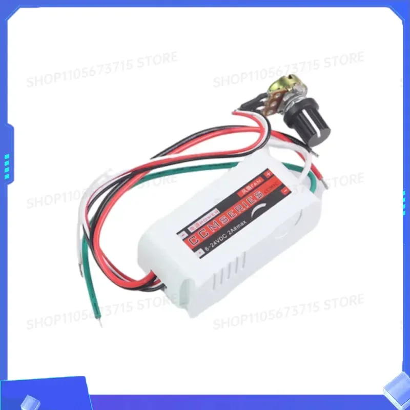 for PWM Adjustable Motor Speed Controller DC 5V 12V 24V 1A Governor Regulator for Brushless Fan LED Water Pump