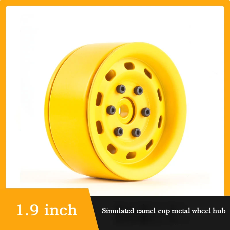 4PCS 1.9 Inch Metal Hub Wheel Camel Cup for 1/10 RC Crawler Car Traxxas TRX4 Defender RC4WD D90 D110 Diy Parts