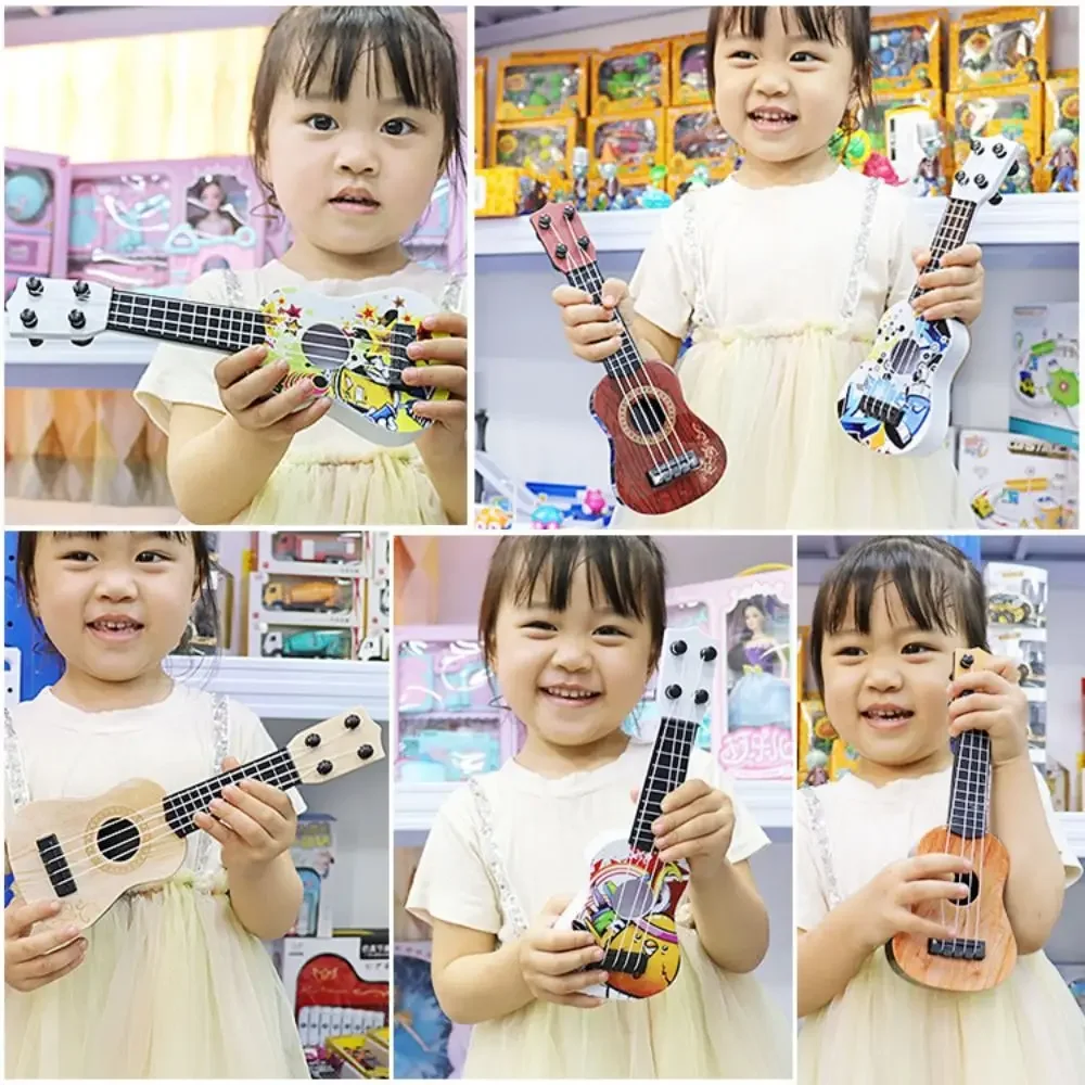Nueva llegada aprendizaje Navidad Mini ukelele instrumentos musicales desarrollo educativo juguete simulación guitarra
