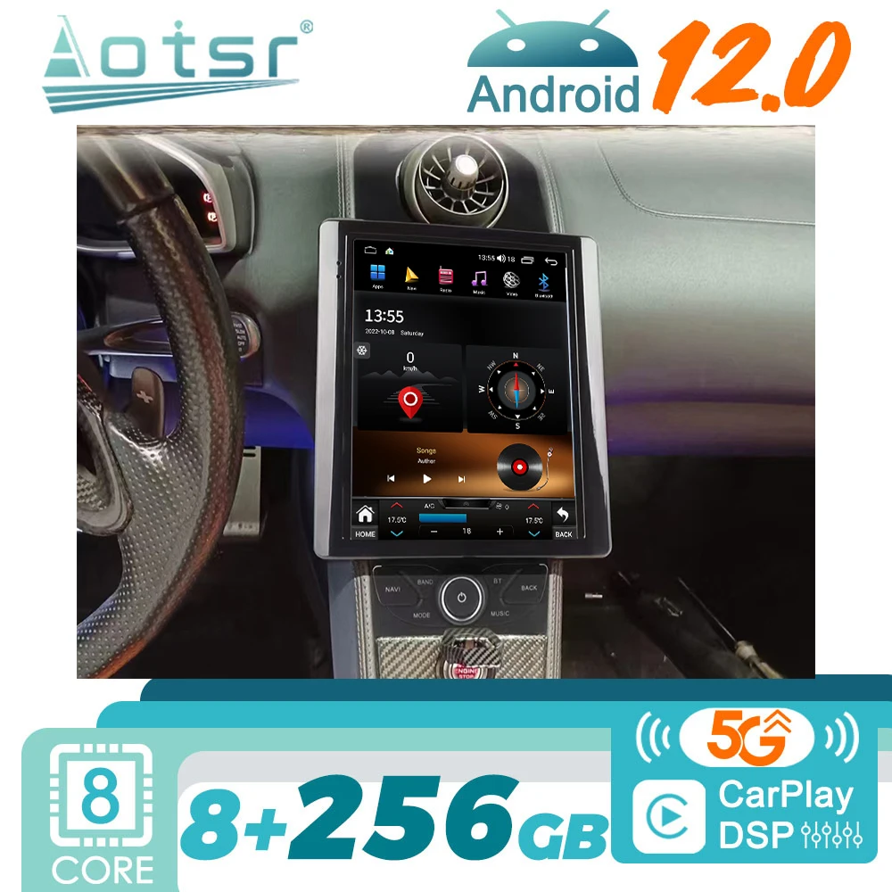 

For McLaren 12C/625S/650S/675S 2011 - 2018 Android Car Radio GPS Navigation Multimedia Video Player Stereo Receiver Autoradio