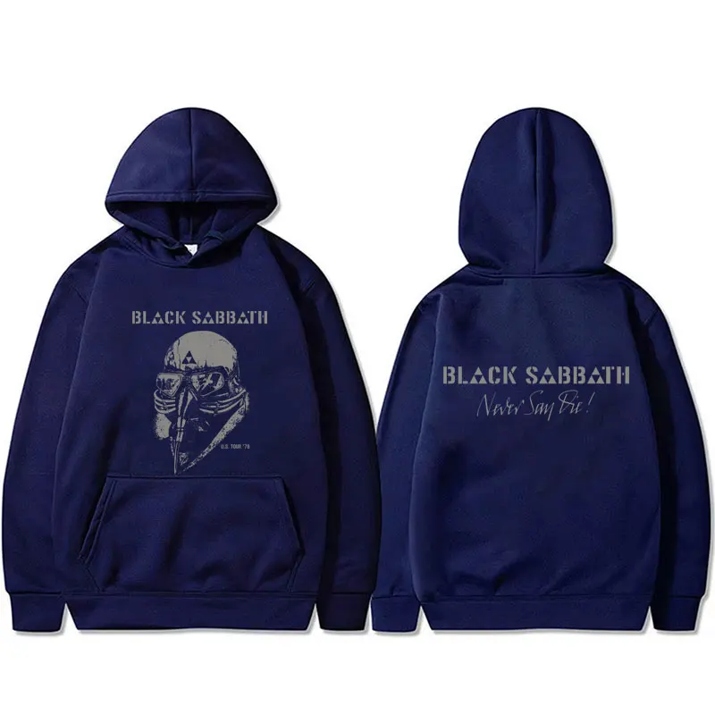 Heavy Metal Rock Band Black Sabbath Tour Hoodie Ozzy Osbourne Pullover Hoodies Men's Women's Gothic Vintage Oversized Sweatshirt