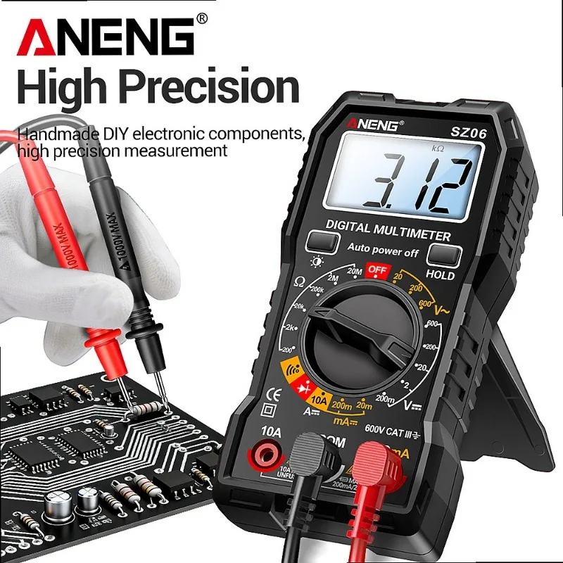 ANENG Digital Multimeter SZ06+BT169 Battery Tester High Precision DC AC Voltage Diode Electrician Tool