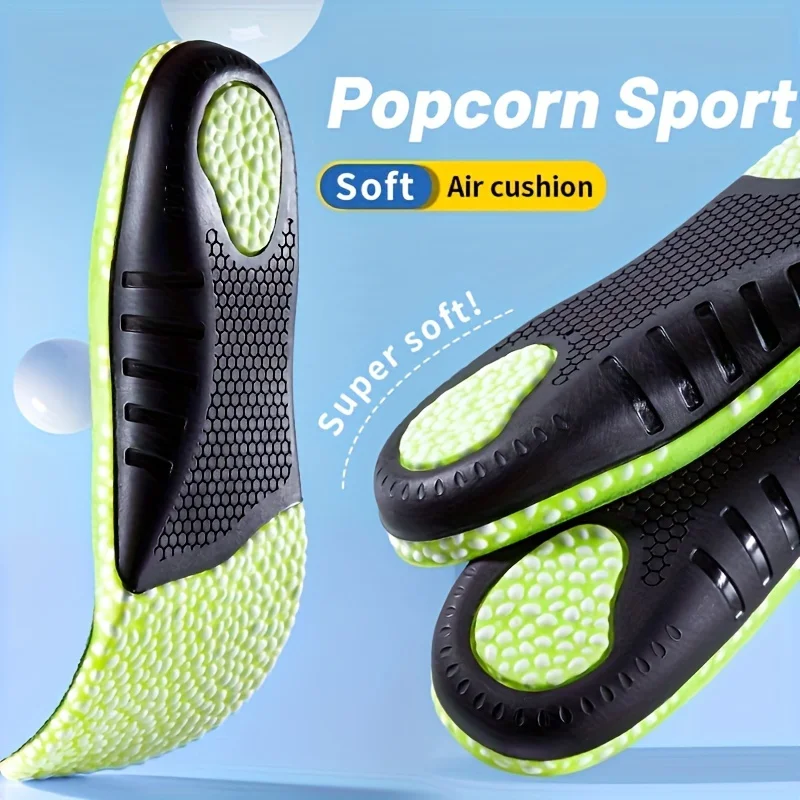 

Премиальные стельки для ног из ПУ-геля, амортизирующие, дышащие, комфортные, легкие, впитывающие пот, для спорта.