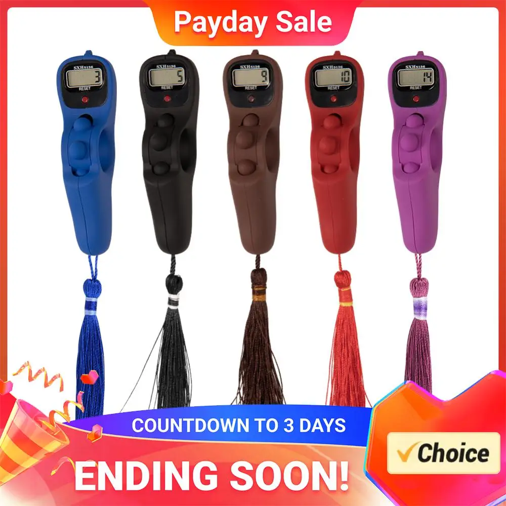 2038P Portable Handheld Digital Beads Counter  Game  LCD Digital Practical Digital Beads Timer for