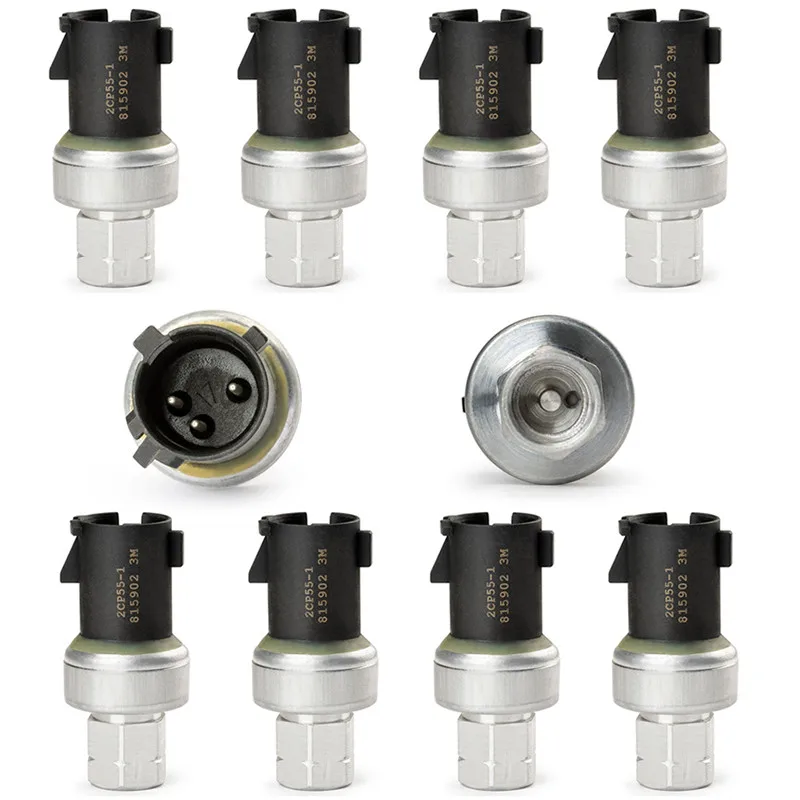 

10PCS A/C AC Pressure Sensor For Jeep Wrangler For Chrysler For Dodge Ram 1500 Stratus 5174039AA 2CP55-1 5096084AA 5019881AA