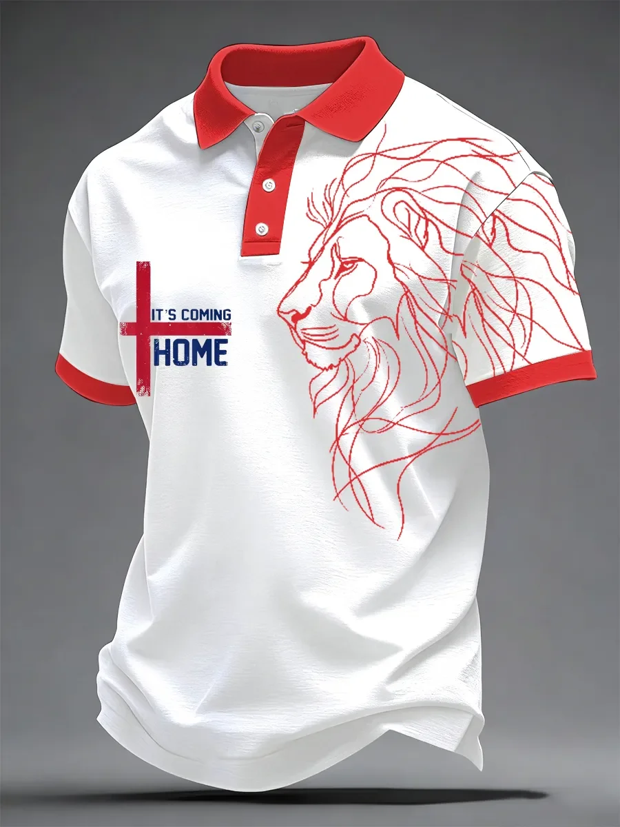 2026 Edition English Fans Football Polo Shirt - 3D Print - Fashionable and Comfortable - Suitable for Both Men and Women