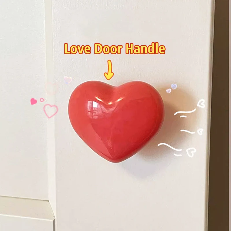 Heart Shape Toilet Presser Love Toilet Press Button Bathroom Water Tank Buttons Push Switch Bathing Room Decor Nail Protector