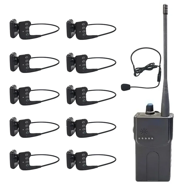 Waterproof swim Communicator Open ear bone conduction swimming training headphones with 7 channels FM radio transmitter