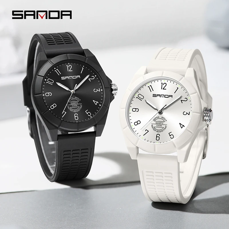 Reloj de cuarzo de estilo minimalista Para Mujer, pulsera elegante, resistente al agua, a la moda