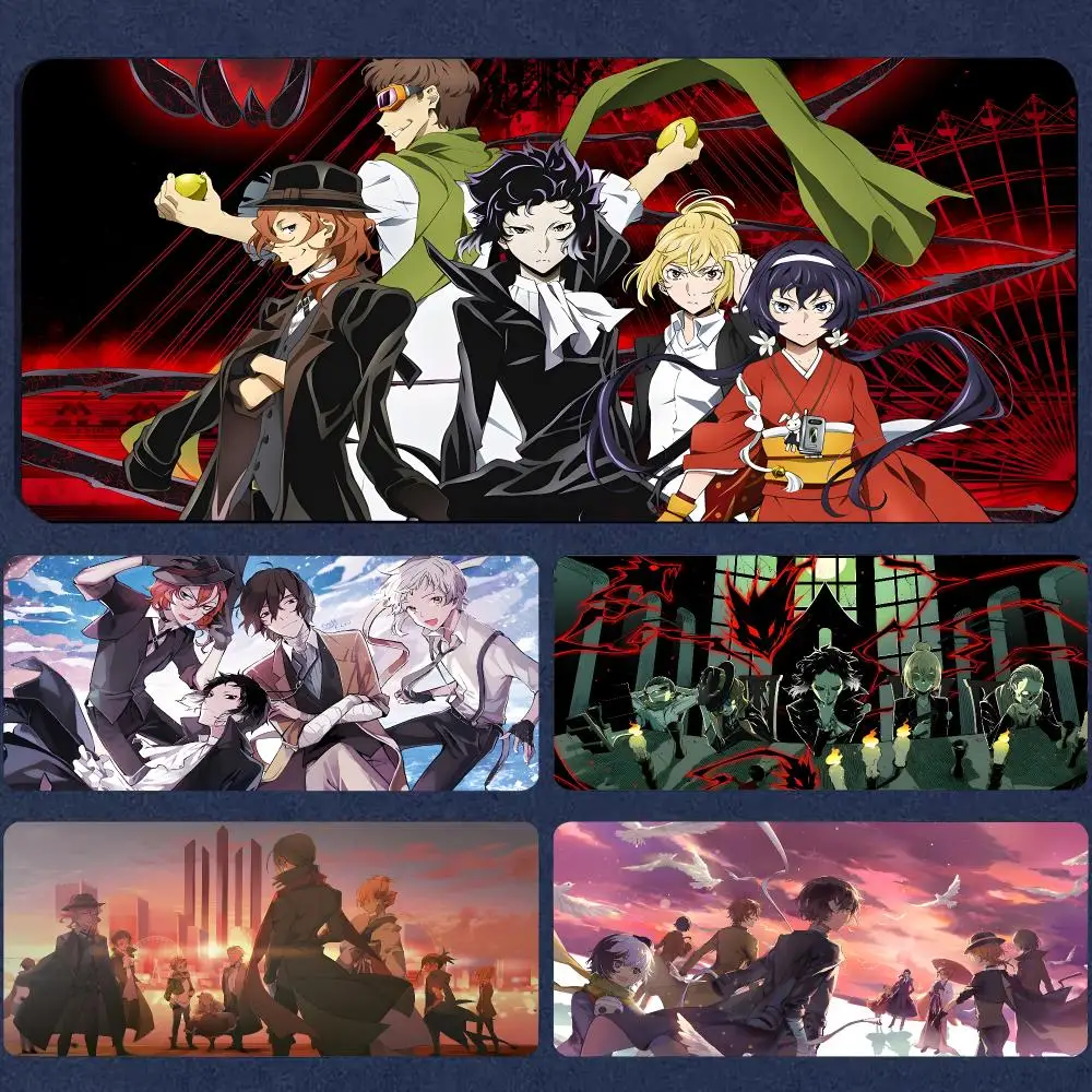Bungo Stray Dogs Mouse Pad Mousepad Large Gaming Mouse Pad LockEdge Thickened Computer Keyboard Table Desk Mat