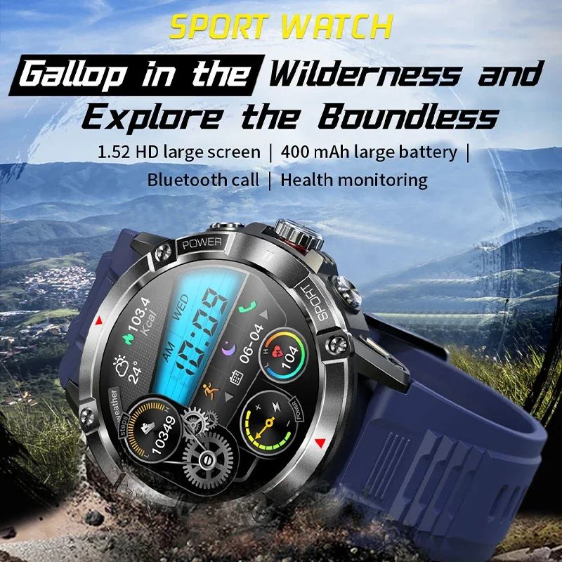 2024 Premium NX8 Smart Watch for Men - With Advanced Rtl8763Ewe Chip. Bluetooth, Compass. Ideal for Sports Enthusiasts