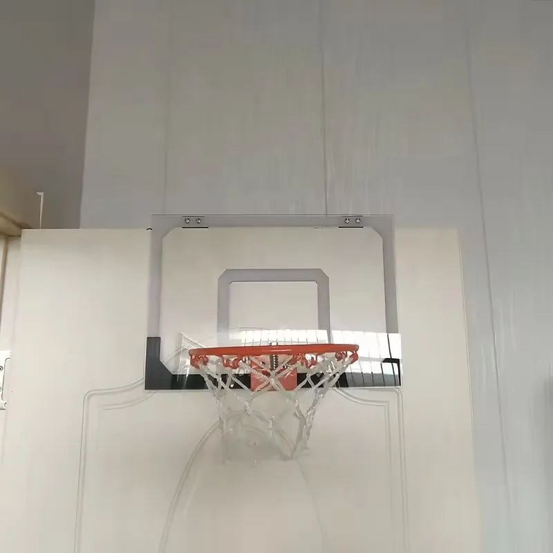 แป้นบาสเก็ตบอลขนาดเล็กแบบติดผนังเคลื่อนย้ายได้จากโรงงานโดยตรง อุปกรณ์สนามเด็กเล่นกลางแจ้ง